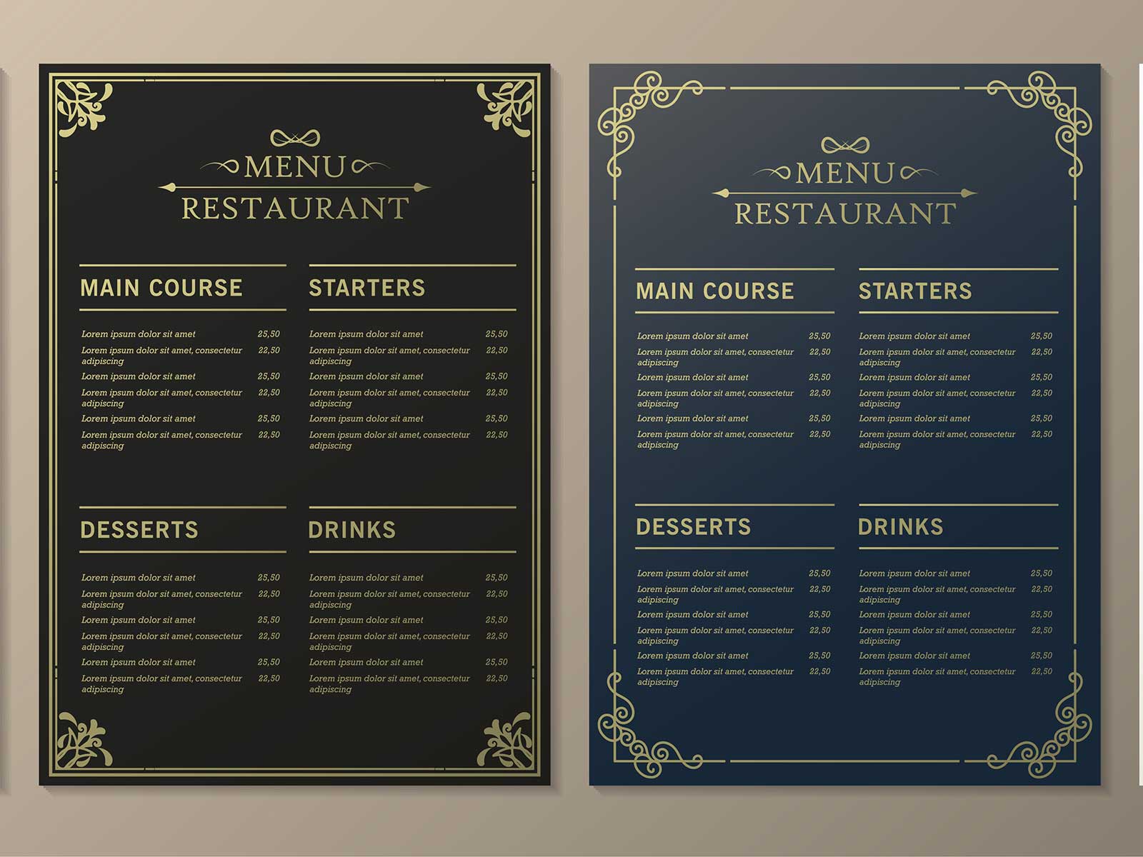 menu design consulting